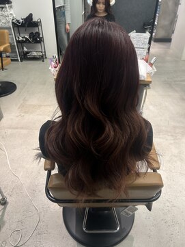 デバイス バイ フレイムス 越谷(DEVICE by Frames) ワインレッドカラー 暖色 暗め チェリーブラウン