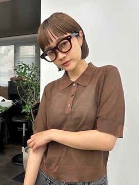 ガーデンタチカワネクスト(garden tachikawa next) マロンブラウンコンパクトミニボブ