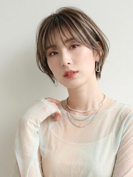 アールイーノウン 阿倍野区昭和町店(re; nown) ハイライト×大人ショート30代40代50代60代