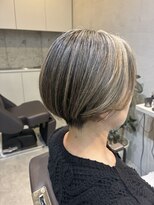 プラスシー(+C)&nbsp;大人の素敵な地毛にハイライト！福岡ハイライト/福岡白髪ぼかし