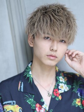 リップス 渋谷(LIPPS) 夏のランダムショートパーマ【ハロマッシュ】