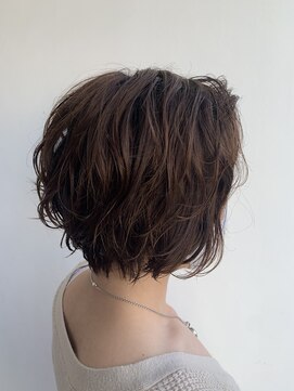 ヘアメイク オブジェ(hair make objet) ゆるふわショートボブ