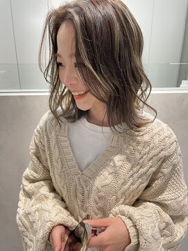 ルラブランシェ(Rula branche) セミディ × ハイライトカラー