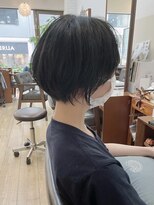 ギフト ヘアー サロン(gift hair salon) ダークグレーショート☆