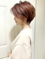 アンド ストーリーズ(&STORIES)&nbsp;小顔カット/大人可愛い/ショートボブ/耳掛けショート/江角