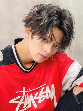 アグ ヘアー アシリ 千歳長都店(Agu hair asir) 《Agu hair》センタパート×ナチュラルウェーブ