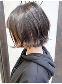 《knit銀座》大人可愛い20代30代40代ショートボブ丸み前下がり