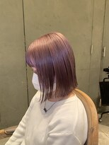 バロック(BAROQUE)&nbsp;Sheer　pink■立川20代30代ハイライトブリーチダブルカラー