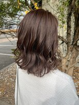 ナカオコアフュール(NAKAO COIFFURE) チョコレートカラー　ミディスタイル