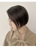 大人可愛いショートボブ