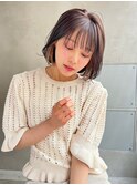 【ROJITHA表参道原宿】透明感UPシースルーバングゆるふわボブ