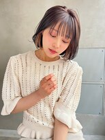 ロジッタ(ROJITHA)&nbsp;【ROJITHA表参道原宿】透明感UPシースルーバングゆるふわボブ
