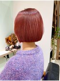 切りっぱなしボブ