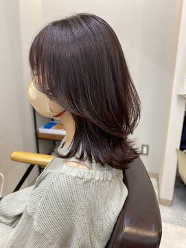 ルーラリーヘアーキタキュウシュウ(Luraliy hair kitakyushu) luraliyルーラリー北九州小倉北区城野 ミディアム レイヤー