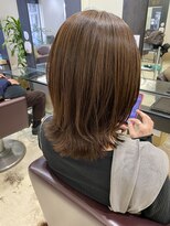 ノーム バイ アウラ(norm. by aura)&nbsp;ロイヤルベージュ　ハイライト　白髪ぼかし