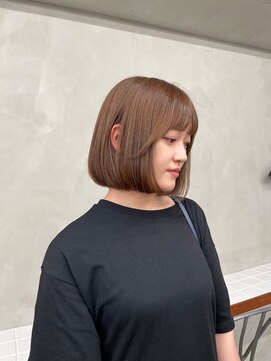 ニコ トウキョウ 渋谷(nico TOKYO) ボブ/内巻きボブ/タッセルボブ/ブラウンカラー