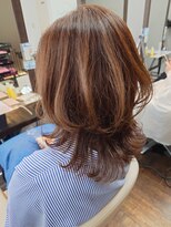 アヴァンス 北花田店(AVANCE)&nbsp;ミディアムレイヤー×柔らかベージュ