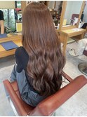 /マロンベージュ/ショコラベージュ/ロングヘア/ブリーチなし
