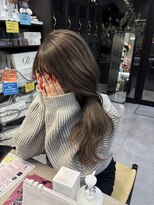 アチーブリス(achieve Liss)&nbsp;グラデーションカラーベージュカラー大人可愛いウェーブロング