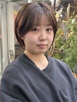 ビューナゴヤ 名駅(VIEW NAGOYA)&nbsp;前髪カタログ/イメチェンスタイル／ウェーブパーマ/こなれミディ