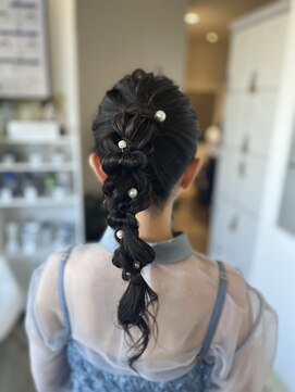 ルシードスタイル ムースユイット(LUCIDO STYLE mousse8) 【ヘアセット】ポニーテールアレンジ