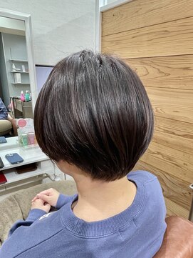 リーク(LEEK) まろやかベージュ×ショートヘア♪