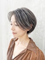 シエラ(ciela)&nbsp;【Ciela】小保方一輝白髪ぼかし丸みショート