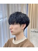 ツーブロック束感モテる髪型シークレットパーマ韓国マッシュ