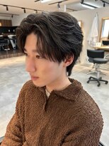 シーフ 千葉(Cyf)&nbsp;メンズ韓国ヘア/ニュアンスパーマ/センターパート/関祐翔
