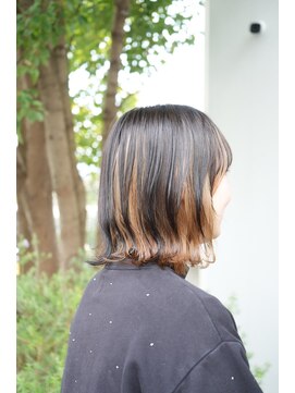 チェロ 中町(CHERO) ★美髪＃セクションカラー＃インナー＃大人ボブ＃外ハネボブ