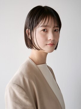 マリブ(Malibu) ミニボブ/内巻きワンカール/オン眉ショート