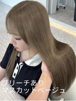 ラヴィ(Lavie)&nbsp;髪質改善ブリーチレイヤーカットボブダブルカラーインナーカラー