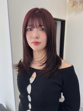 コディー(CODY) ボルドーカラー レイヤーカット