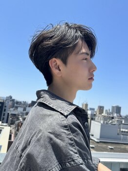 《rilas 博多》メンズも大歓迎！カットのみ/パーマ/ヘッドスパなど豊富なメニューご用意してます◇