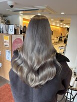 ニューヨークニューヨーク 桂店(NYNY)&nbsp;ブリーチダブルカラーホワイトベージュレイヤーカット