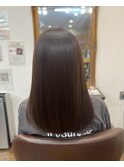 カラー×美髪形成のツヤロング