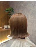 切りっぱミニボブ