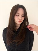 ミルクティーブロンド/ダークブルー/デジタルパーマ/表参道