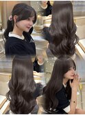 【侑矢】透明感ショコラグレージュ×ワンホンヘア