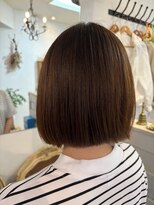 アミュレ ヘア サロン(Amule hair salon)&nbsp;クオラインの縮毛矯正でアイロンいらずのボブヘア