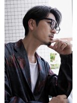 メンズサロン アネロ 名駅(Men's salon anhelo)&nbsp;ニュアンスパーマ×フェザーパーマ×センターパート×縮毛矯正
