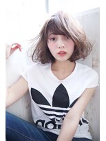 ハグ 横浜(HUG)&nbsp;外人風カラー『グレージュ』透明感ボブ♪OCEANS 城戸　史