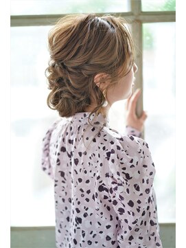 シャル 相模大野(shalu) シニヨンアレンジ