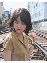 インス(ensue)&nbsp;ensue京都 30代40代人気レイヤーミディアムココアブラウン◇中島