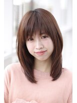 ミスエッセンス(MISS ESSENCE) セミロングの理想の菱形シルエット/ミスエッセンス竹下