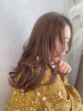 ローウェ 青山 表参道(Louwe) 大人可愛いセミロングレイヤー