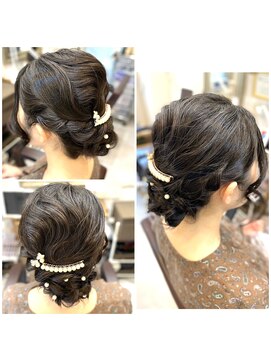 ヘアーサロン ポラリス(POLARIS) 花嫁のヘアセット