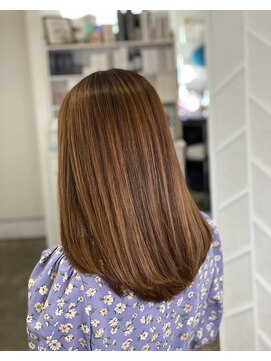 ツムグ 代官山店(TUMUGU) 大人可愛い白髪ぼかし/ツヤツヤ髪艶カラーショコラベージュ