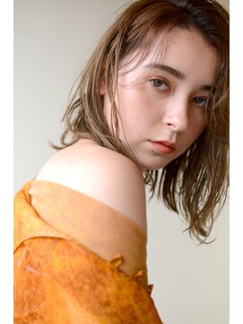 ガレージ バイ グリーン 原宿 表参道(Garage by green) 【loki】伸ばしかけボブ×ニュアンスパーマ