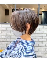 アヴァロン(AVALON)&nbsp;【30代40代】横顔美人な絶壁解消ショートパーマ「永田カズヤ」